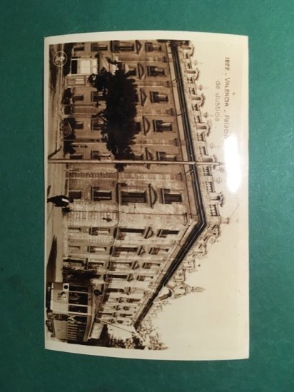 Cartolina Valencia - Palaciao De Justica - Replica 1950 ca