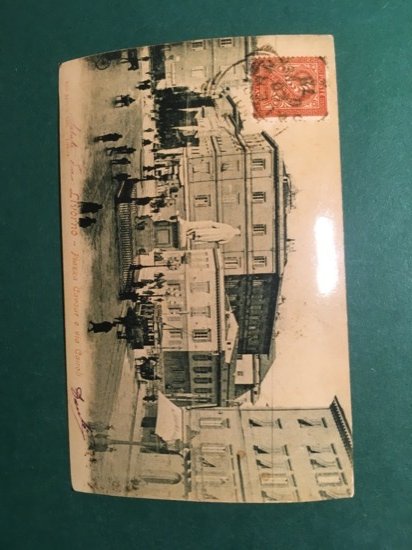 Cartolina Livorno - Piazza Cavour e Via Cairoli - Replica …