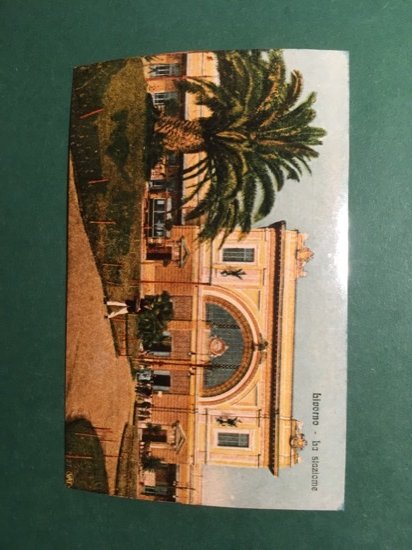 Cartolina Livorno - La Stazione - Replica 1950 ca