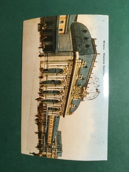 Cartolina Milano - Stazione Centrale - Replica 1950 ca