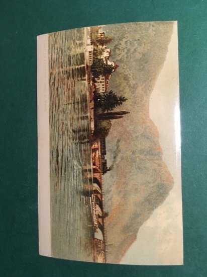 Cartolina Lago Di Lugano - Ponte Melide - Replica 1950 …