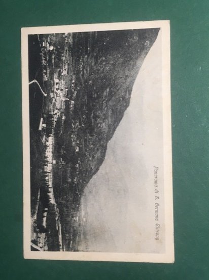 Cartolina Panorama di S. Germano Chisong - 1920