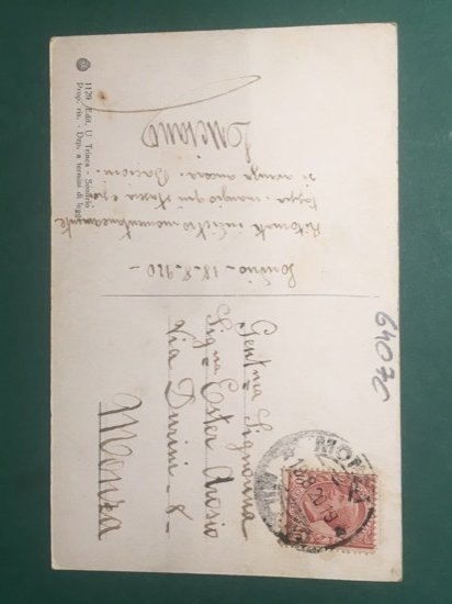 Cartolina Panorama Di Sondrio - 1919