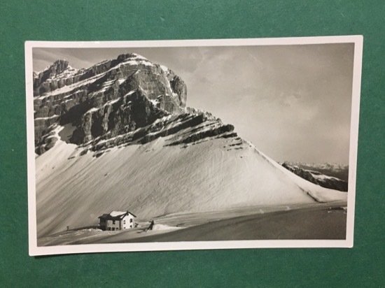 Cartolina Dolomiti di Brenta - D'Inverno - 1930 ca.
