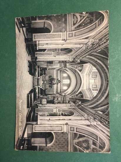 Cartolina Oristano - Cattedrale - Interno - 1951