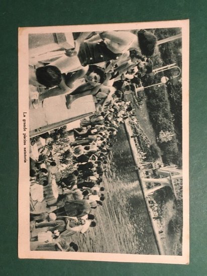 Cartolina La Grande Piscina Natatoria - Acqui Terme - 1930 …