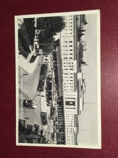 Cartolina Genève - Place et Gare de Cornavin - 1910 …