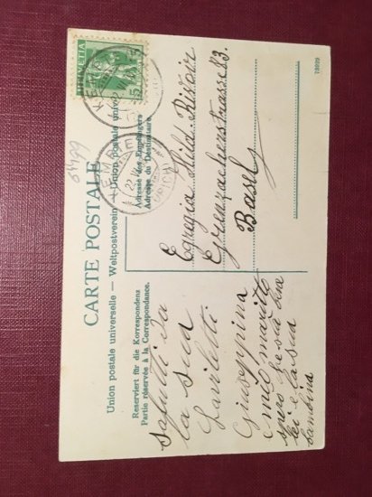 Cartolina Wetzikon - 1908