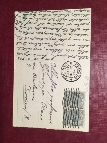 Cartolina Padova - Piazza Vittorio Emanuele e Loggia Amulea - …