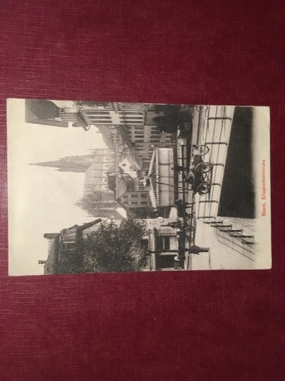 Cartolina Basel - Elisabethenkirche - 1908