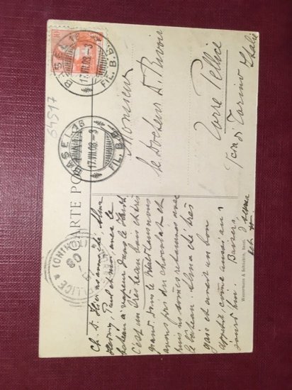 Cartolina Waldhaus in der Hardt b.Basel E. Bratteler Neukomm - …