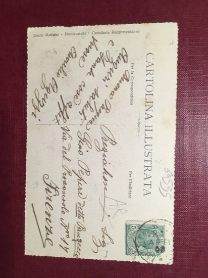 Cartolina Monte San Savino - Il Palazzo Comunale XVI Secolo …