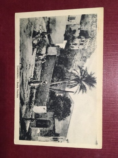 Cartolina Taormina - Badia Vecchia - 1933