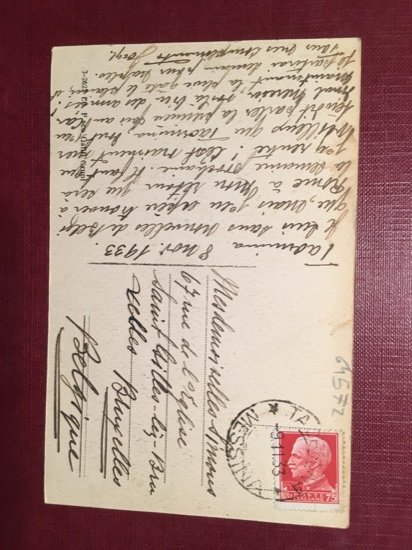 Cartolina Taormina - Badia Vecchia - 1933