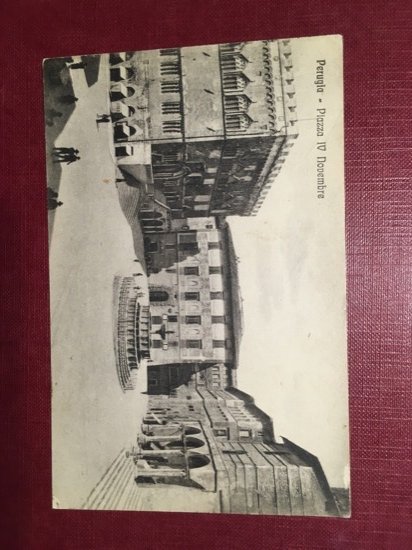 Cartolina Perugia - Piazza IV Novembre - 1930 ca.