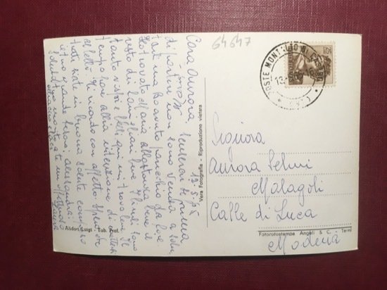 Cartolina Montalto di Castro - Viale Garibaldi e Via Aurelia …