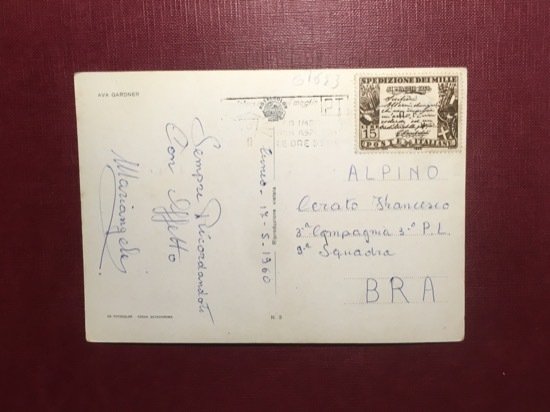 Cartolina Ava Gardner - 1960