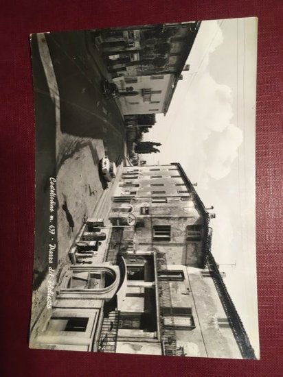 Cartolina Casteltodino - Piazza del Plebiscito - 1960 ca.