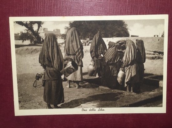 Cartolina Oasi della Libia + 1930 ca.