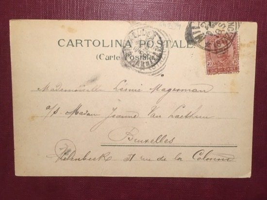 Cartolina Ricordo di Milano - Veduta d'Assieme con L'Arco Della …