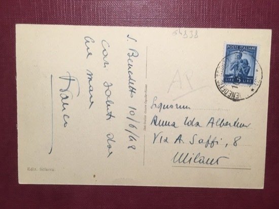 Cartolina S. Benedetto del Tronto - Spiaggia - 1948