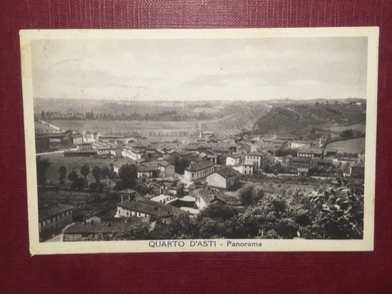 Cartolina Quarto D'Asti - Panorama - 1931