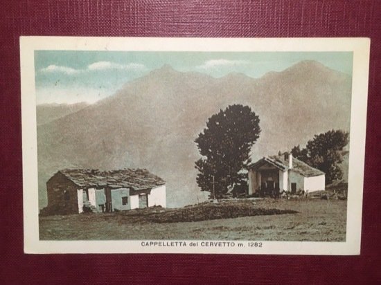 Cartolina Cappelletta del Cervetto - 1939