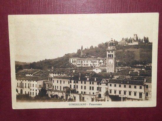 Cartolina Conegliano - Panorama - 1930