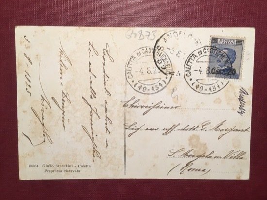 Cartolina Bagnetti e Porto Vecchio Veduti dal Tre Scogli - …