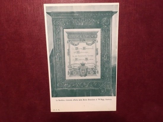 Cartolina La Bandiera Rinnovata offerta dalle Donne Bresciane - 1930 …