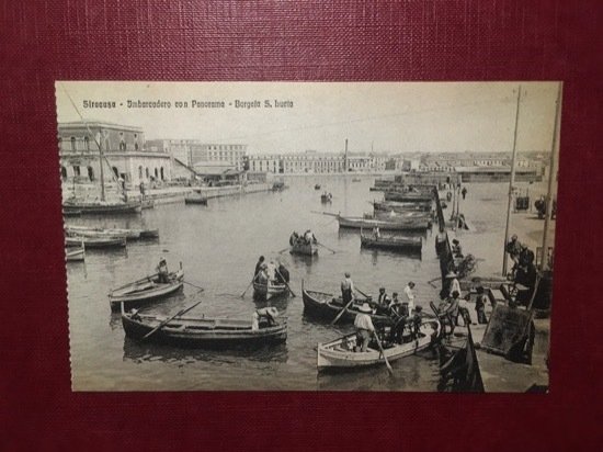 Cartolina Siracusa - Imbarcadero con Panorama - Borgata S. Lucia …