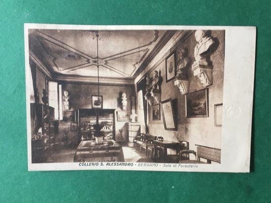Cartolina Collegio S. Alessandro - Bergamo - Sala di Foresteria … | Immagine principale
