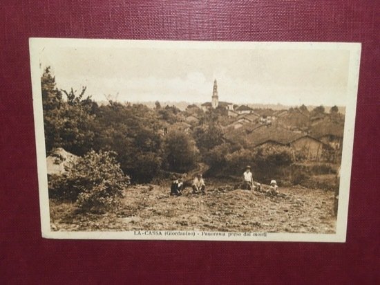 Cartolina La Casa - Giordanino - Panorama Preso dai Monti …