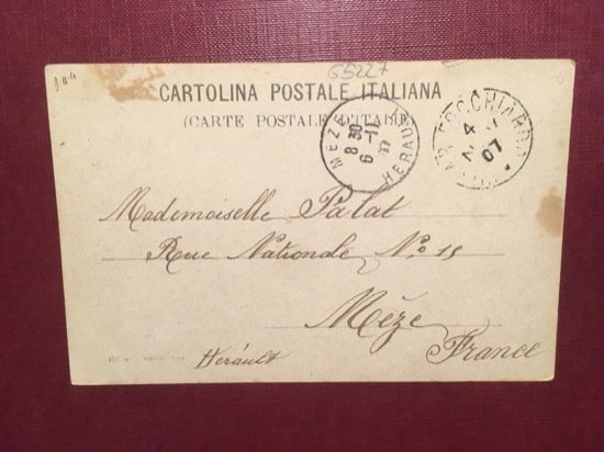 Cartolina Villarfocchiardo - Chiesa Parrocchiale - 1911
