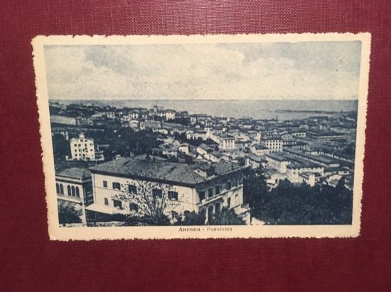 Cartolina Ancona - Panorama - 1918