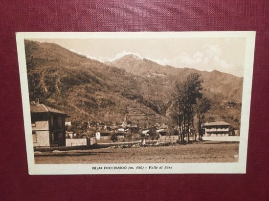 Cartolina Villar Focchiardo - Valle di Susa - 1931 ca.