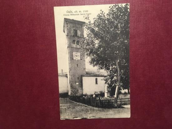 Cartolina Olux - Chiesa Abbaziale Sacro Cuore - 1915