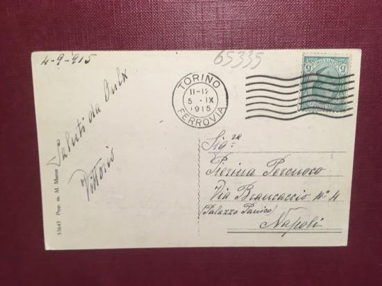 Cartolina Olux - Chiesa Abbaziale Sacro Cuore - 1915