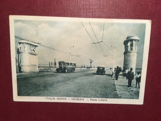Cartolina Italia Nuova - Venezia - Ponte Littorio - 1910