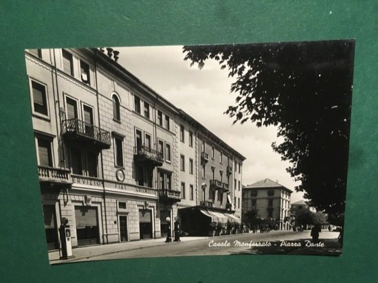 Cartolina Casale Monferrato - Piazza Dante - 1960 ca.