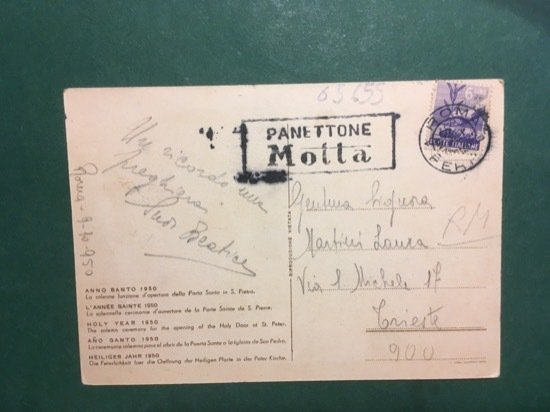 Cartolina Anno Santo - 1950
