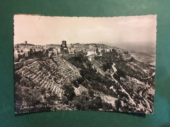 Cartolina Enna - Panorama Lato Est - 1953 | Immagine principale