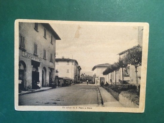Cartolina Un Saluto da S. Piero a Sieve - 1930 …