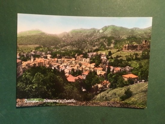 Cartolina Torriglia - Panorama e Castello - 1965 ca