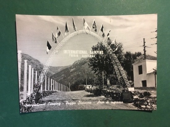 Cartolina International Camping - Poggio Santanna - Arco di Ingresso …