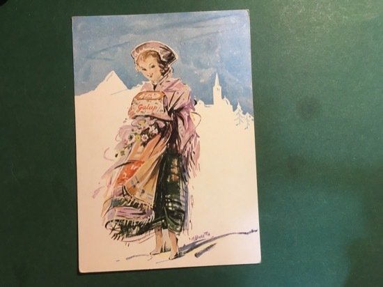 Cartolina Pinerolo - Costumi della Val Chisone - 1950 ca.