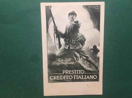 Cartolina Fate Tutti Il Vostro Dovere - Prestito - Credito …