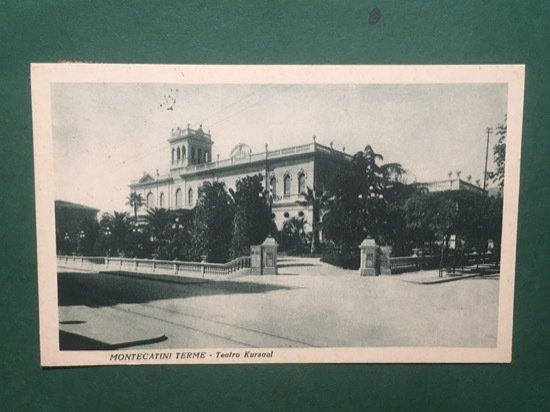 Cartolina Montecatini Terme - Teatro Kursaal - 1929