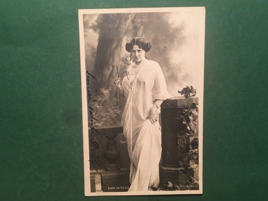 Cartolina Liane de Vries - 1915
