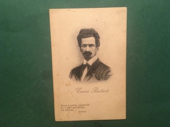 Cartolina Cesare Battisti - 1911